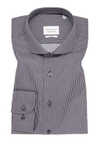 SLIM FIT Shirt in anthracite striped