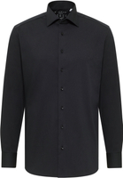 MODERN FIT Performance Shirt in zwart vlakte