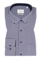 COMFORT FIT Shirt in navy checkered