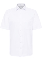 MODERN FIT Cover Shirt in white plain