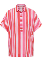 T-shirt blouse in magnolia striped