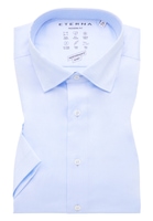 MODERN FIT Performance Shirt in light blue structured