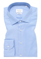 SLIM FIT Shirt in medium blue structured