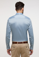 SLIM FIT Performance Shirt in graublau unifarben