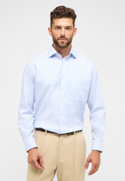 COMFORT FIT Shirt in light blue checkered