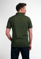 MODERN FIT Polo shirt in dark green plain