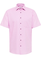 MODERN FIT Hemd in pink strukturiert