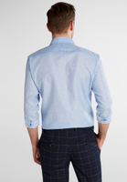 SLIM FIT Linen Shirt in light blue plain