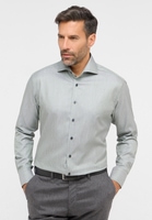 MODERN FIT Shirt in dark green structured