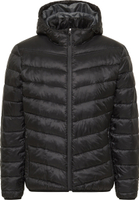 Steppjacke in schwarz unifarben