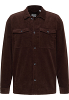 MODERN FIT Shirt in braun unifarben