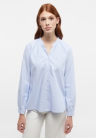 Oxford Shirt Bluse in hellblau unifarben