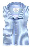 MODERN FIT Shirt in light blue striped