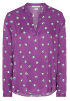 tunic in violet printed