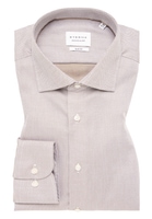 SLIM FIT Shirt in taupe structured