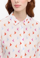 shirt-blouse in fuchsia printed