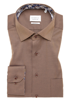 MODERN FIT Cover Shirt in chestnut plain