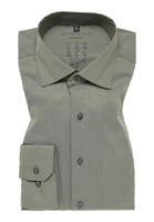 MODERN FIT Performance Shirt in khaki plain