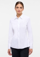 Signature Shirt Blouse in white plain