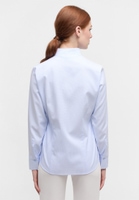 shirt-blouse in light blue structured