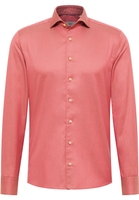 SLIM FIT Soft Luxury Shirt in sunset red plain