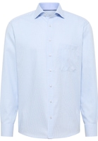 COMFORT FIT Shirt in light blue checkered