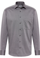 COMFORT FIT Shirt in grey structured