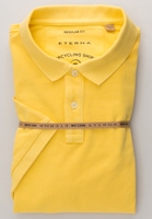 REGULAR FIT Polo shirt in yellow plain