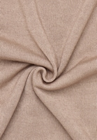 Gebreide pullover in camel vlakte