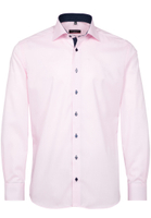 MODERN FIT Hemd in rosa unifarben