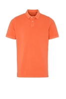 REGULAR FIT Poloshirt in orange unifarben