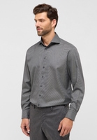 COMFORT FIT Shirt in anthracite structured