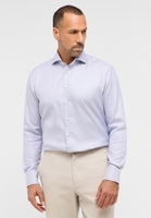 MODERN FIT Shirt in silver structured