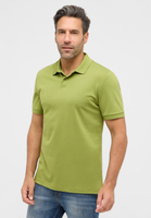 MODERN FIT Poloshirt in groen vlakte