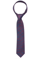 Tie in dark blue structured