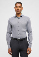 SLIM FIT Performance Shirt noir structuré