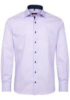 MODERN FIT Shirt in lavender plain