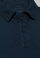 MODERN FIT Polo bleu foncé uni