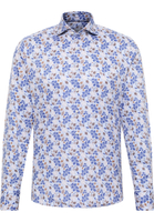 SLIM FIT Hemd in royal blau bedruckt