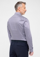 SUPER SLIM Performance Shirt in dark blue printed