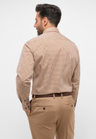 MODERN FIT Shirt in caramel checkered