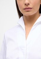 Satin Shirt Blouse in white plain