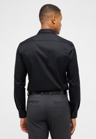 SLIM FIT Cover Shirt in black plain