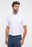 MODERN FIT Cover Shirt in white plain