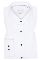 MODERN FIT Cover Shirt in white plain