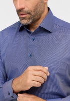 COMFORT FIT Shirt in smoke blue structured