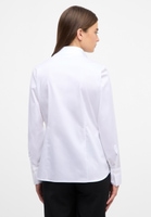 Satin Shirt Blouse blanc uni