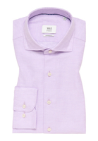 MODERN FIT Linen Shirt in lavender plain