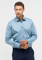 MODERN FIT Luxury Shirt in leave unifarben