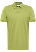 MODERN FIT Poloshirt in groen vlakte